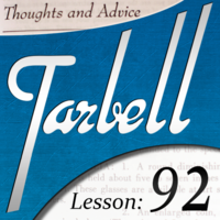 Dan Harlan – Tarbell 92 – Thoughts & Advice (Instant Download)