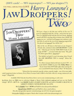 Harry Lorayne – Jaw Droppers Two (limited edition)