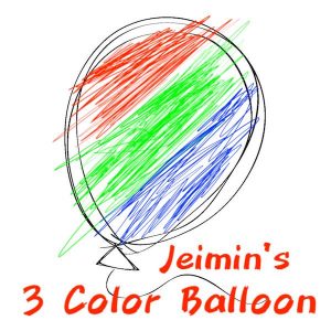 Jeimin – 3 Color Balloon (Gimmick not included)