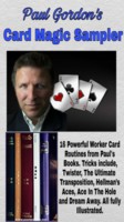 Paul Gordon – Card Magic Sampler – 16 powerful workers (official PDF) (Instant Download)