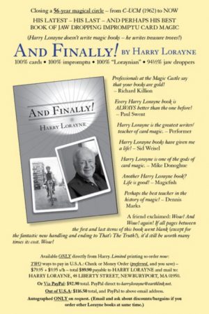 Harry Lorayne – AND FINALLY! (official PDF version)