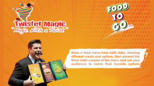George Iglesias and Twister Magic – Food To Go 2.0 (Gimmick not included)