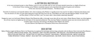 Daniel Madison – The Bottom Deal MasterClass FullHD version (all videos + Rock bottom pdf + Table of content)