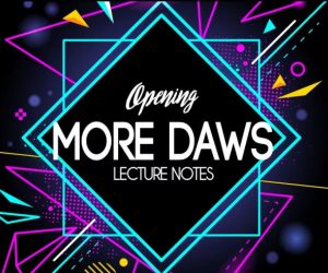 Jamie Daws – Opening More Daws – The Bizarre – 2018 Lecture Notes