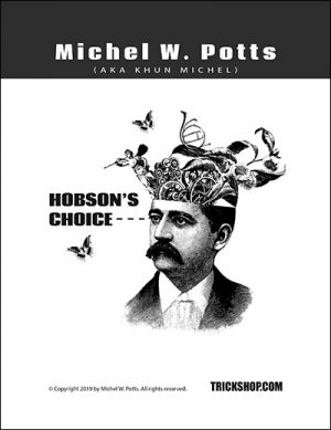 Michel W. Potts – Hobsons Choice (official pdf)