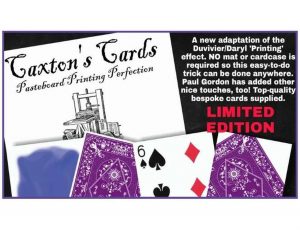 Paul Gordon – Caxton’s Cards (Gimmick not included)