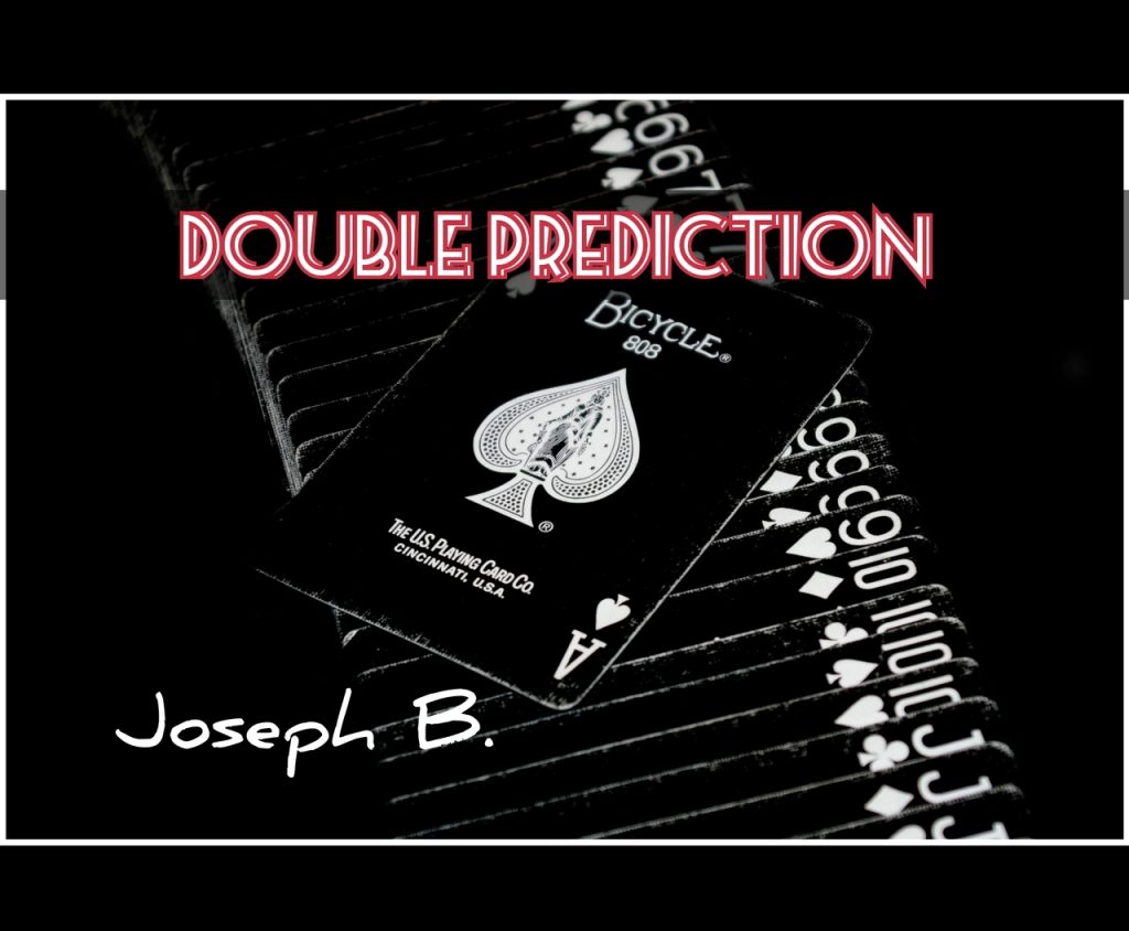 Joseph B. – DOUBLE PREDICTION (Instant Download) – Erdnase Magic Store