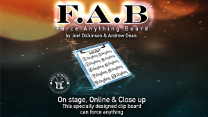 Joel Dickinson & Andrew Dean – FAB Force Anything Board (Gimmick not included, but DIYable)