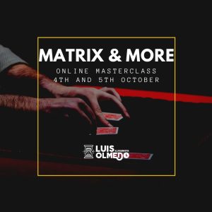 Luis Olmedo – Online Masterclass «Matrix and more» – 4th and 5th October – 19.00h – English language Download INSTANTLY ↓