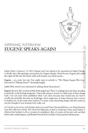 Eugene Burger – Final Secrets (High quality scan, sample pages in description)