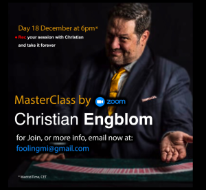 Christian Engblom – Zoom Masterclass (720p video, 18 December 2022) – gkaps.com Access Instantly!