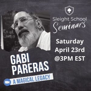 Sleight School – Gabi Pareras: A Magical Legacy presented by David Williasmson (Download or stream instantly)