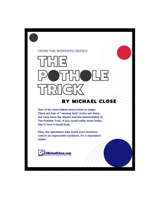 Michael Close – The Pothole Trick (official PDF) Access Instantly!