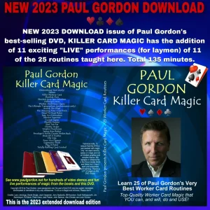 Paul Gordon – Killer Card Magic 2023 (Extended Edition) Access Instantly!