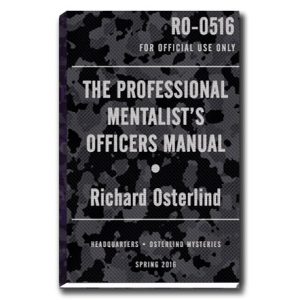 Presale price: Richard Osterlind – The Professional Mentalist’s Officers Manual
