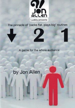 Jon Allen – DOWN TO ONE (pdf+video)(Gimmicks not included)