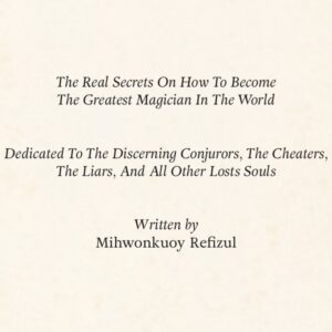 Mihwonkuoy Refizul – The Book Without Words Access Instantly!