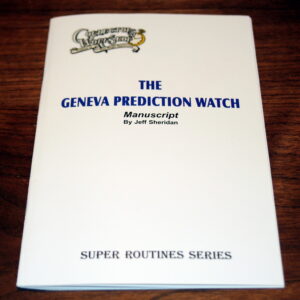 Presale price: Jeff Sheridan – Geneva Watch manuscript