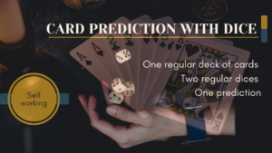 Card prediction with dice Access Instantly!