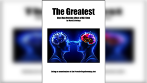 Presale price: Mark Strivings – The Greatest One-Man Psychic Effect of All-Time